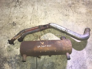 09 Polaris Sportsman 850 Exhaust Header Muffler Ebay