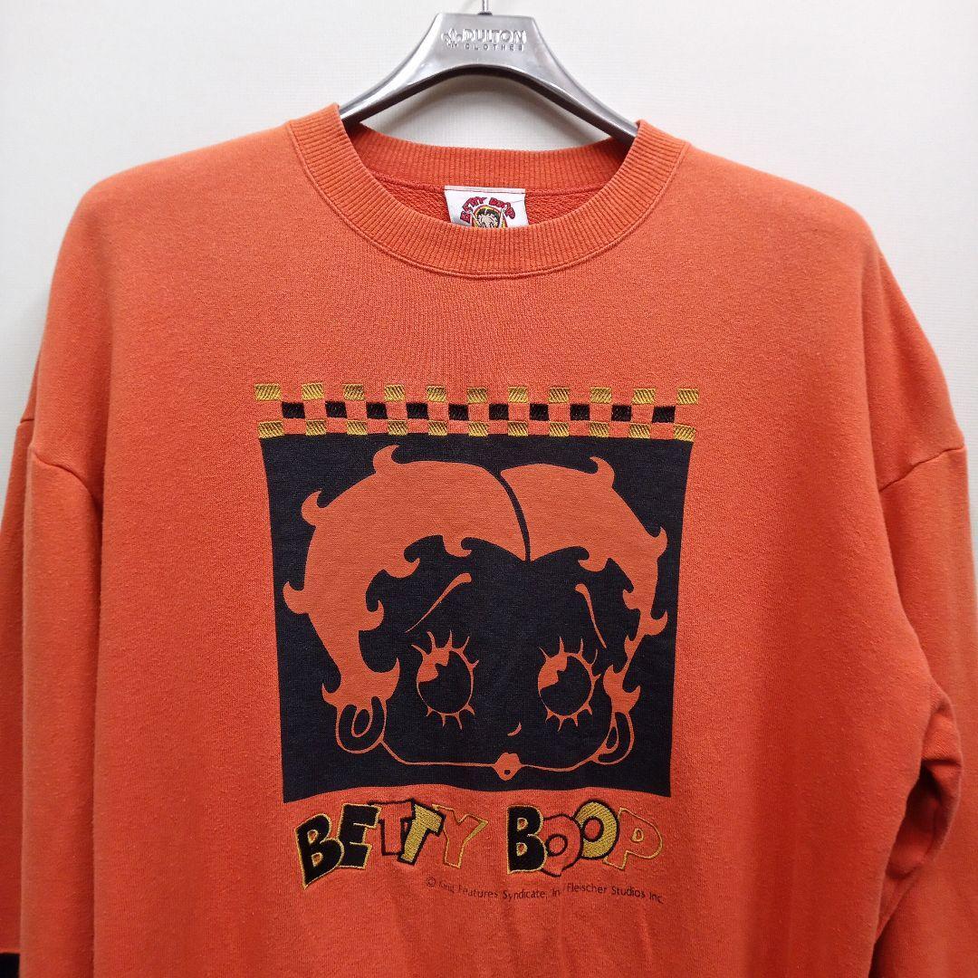 トップス Betty Boop vintage sweat made in japan Vintage 80's 90's BETTY BOOP Japanese Made Sweatshirt