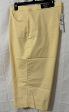 NWT Alfred Dunner Women  s Pull On Allure Capri Pants Pockets Elastic Waist 22W