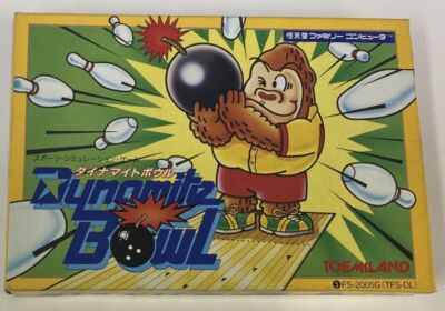 Nintendo Famicom FC Dynamite Bowl Japan Version w/ Box and Manual 6015 SP
