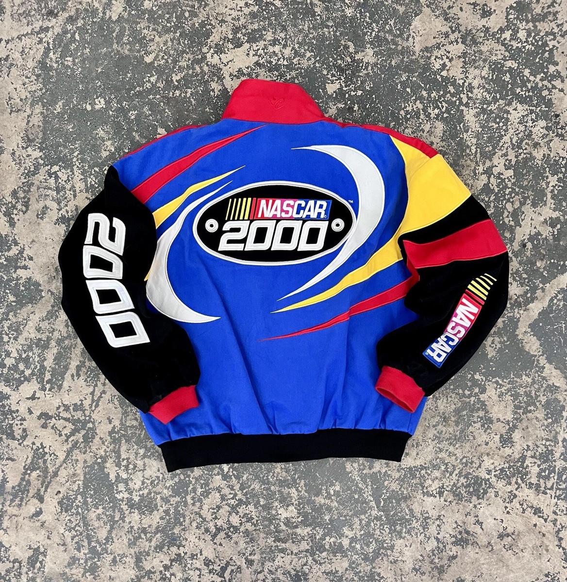 Vintage Y2K Chase Authentics Nascar 2000 Embroidered Full Zip
