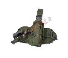 Royal Fondina Cosciale Verde 06559V Universale, DOPPIA CUCITURA CON PORTA CARICA