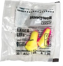 Howard Leight Laser Lite Soft Foam Ear Plugs, SNR 35dB (FREE P&P)
