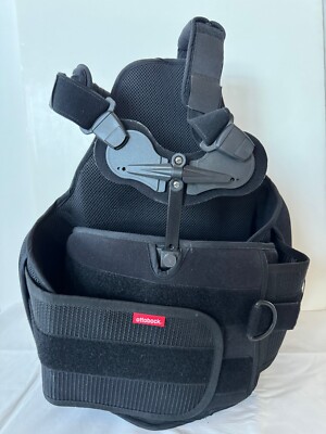 Otto Bock Black Full Support System Lumbar Back Brace OttoBock