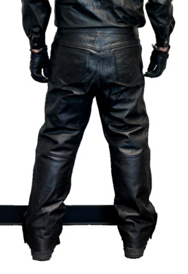 Men's Joe Rocket Leather Black Leather Overpants Pants size 38 | eBay