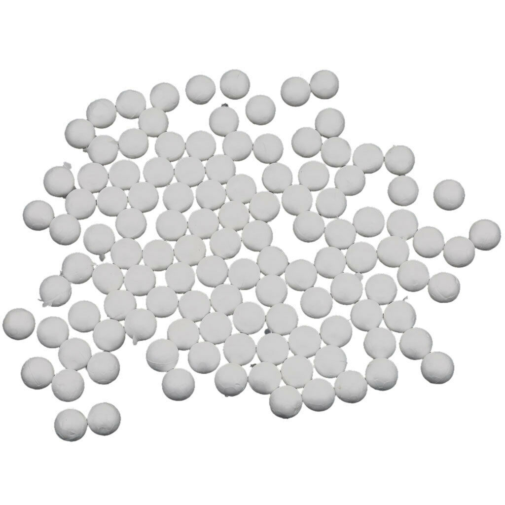 100x 15mm Small White Foam Balls Polystyrene Craft Decoration Styrofoam