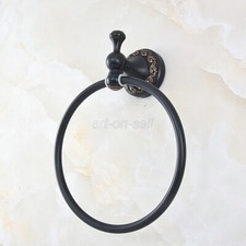 Oil Rubbed Bronze Towel Ring Holder Hanger Wall Mount Bathroom Accessory aba457