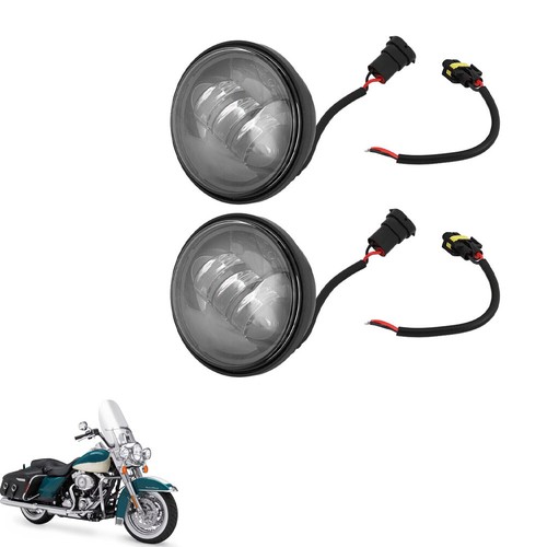 Fog Light Passing Auxiliary Lamp Fits For Harley Classic FLHRC 2007-2012 - Picture 13 of 15