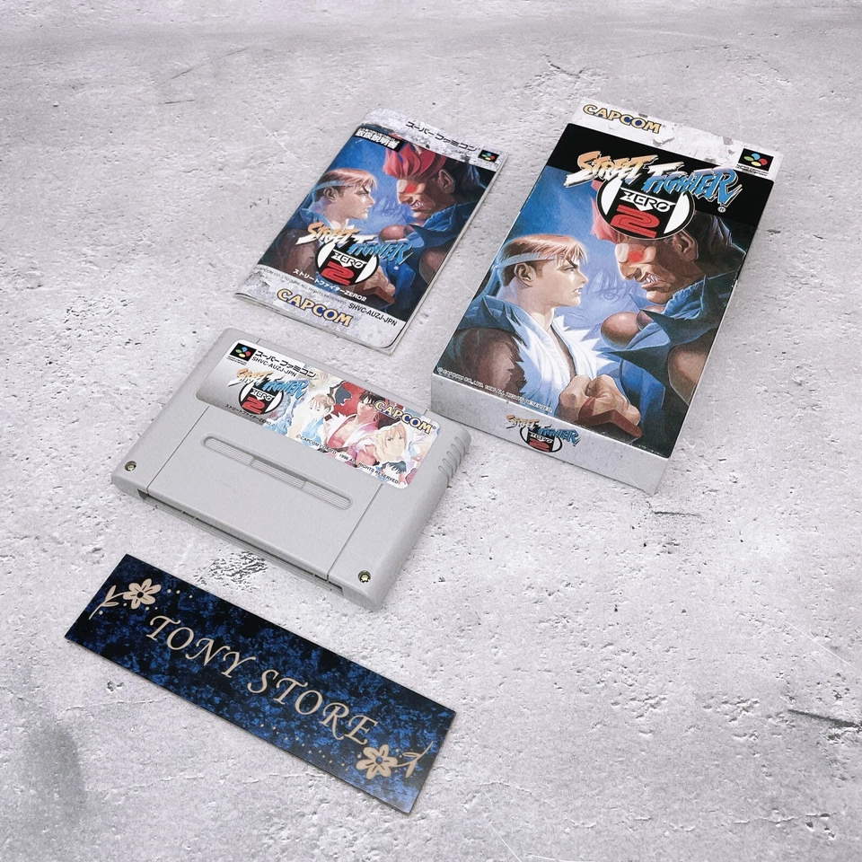 SUPER FAMICOM SFC Street Fighter Zero 2 JP Action Adventure Fighting Game 1996 - Image 2 of 4