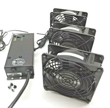 Middle Atlantic Erk-4QFT-FC 4 Fan Parts Includes 3 Fans, Controller Wiring