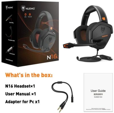 NUBWO PS4 Headset Xbox one Stereo Gaming Headphone with Noise