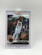 Art card  Donovan Mitchell with a Utah JAZZ patch 1/1 Made by Mayflower custom c