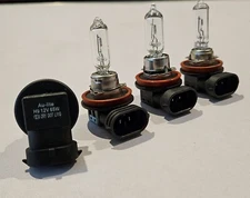 4x H9 Halogen 65W 12V High Beam Headlight Replacement Car Light Bulb Clear Glass