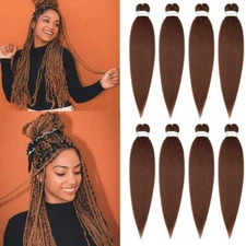 24 inch Pre-Picked EASY BRAID Extension Hair for Braids Black Hair Care Products