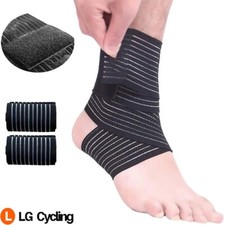 Adjustable Elastic Ankle Bandage Breathable Support Sleeve Wrap Protection