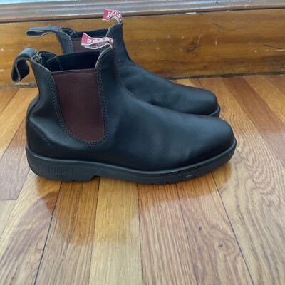 ROSSI BOOTS Endura Claret Brown Leather Dealer Classic Chelsea