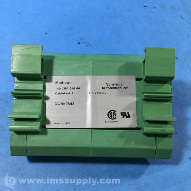 Schneider Automation Inc 140 CFA 040 00 Universal Wiring Block USIP | eBay
