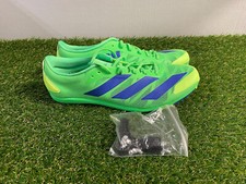 adidas adizero XCS Track  Field Athletic Spikes Green FZ2481 Mens Size 10 NEW