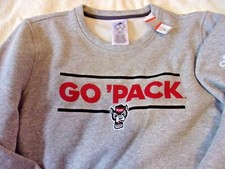 NWT Adidas pullover sweatshirt, youth L, NC State Wolfpack, cotton blend
