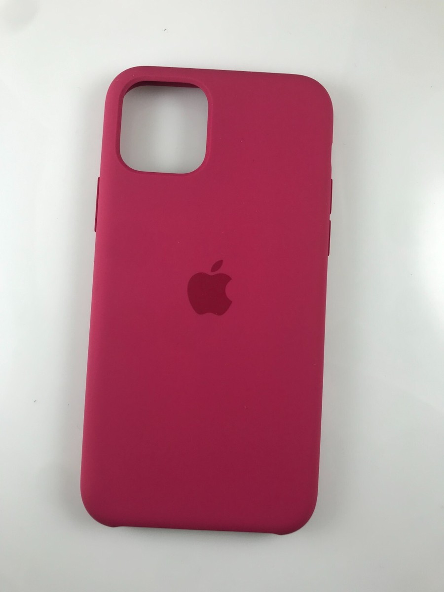 Original Genuine Authentic OEM Apple Silicone Case for iPhone 11 Pro  Pomegranate