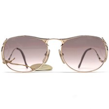 NOS Vintage COLANI 1055 Sunglasses - 1980'S Germany - Large - ORIGINAL - Gold