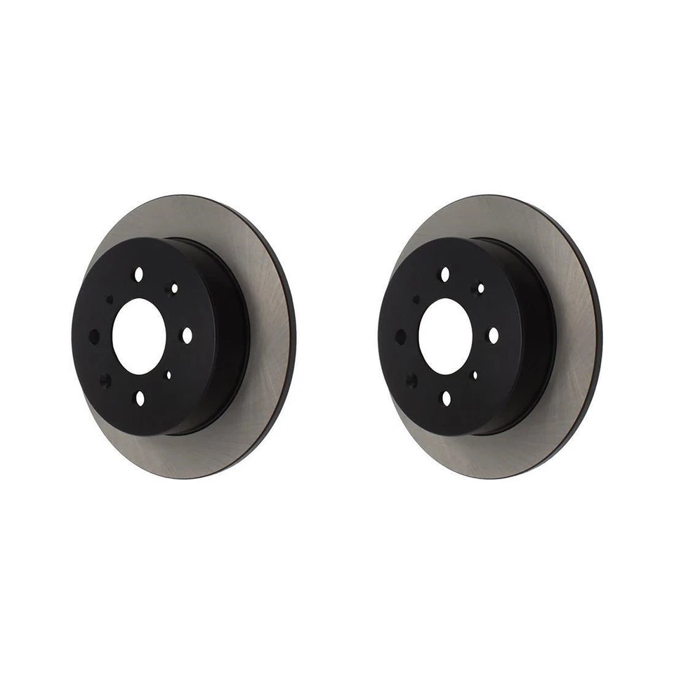 Rotores de freno traseros premium 2 piezas Honda Prelude Centric 1988 1989 1990 1991 Foto 4 de 4