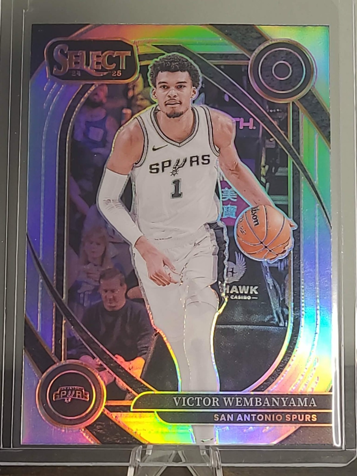 2024-25 Select Courtside Victor Wembanyama Silver Prizms #229