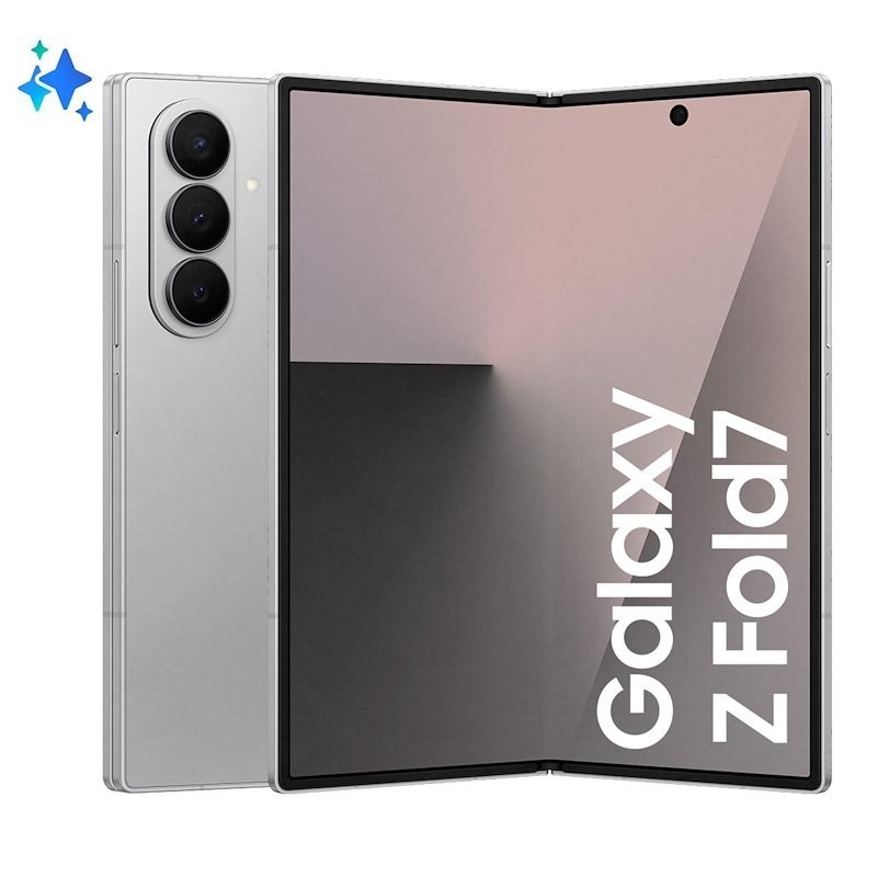 SMARTPHONE SAMSUNG GALAXY Z FOLD7 5G SM F966B 256GB DUAL SIM 8" 200MP ARGENTO
