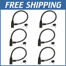 Versatile Cabinet  Fridge Lock - Black, 6 Pack Keyed Alike