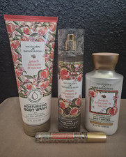 Vera Bradley x Bath Body Works "Peach Blossom Nectar" 3pc Body Care Mini EDP