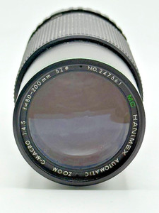Hanimex MC 80-200mm F4.5 Telephoto Lens Automatic Zoom Macro Minolta A + AF