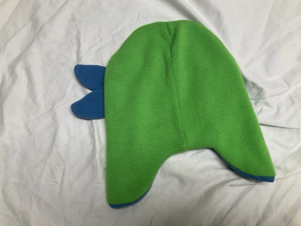 Chapéu de lã inverno Teenage Mutant Ninja Turtles Leonardo rosto abas de orelha Leo 2-3Y - Imagem 3 de 4