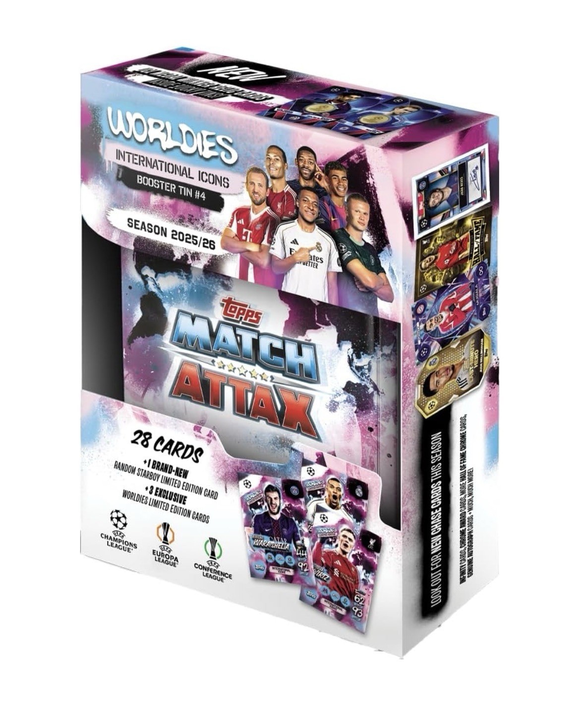 UCC Match Attax 2025/26 - Mini Tin - International Icons BRAND NEW . No Box