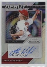 2021 Panini Prizm Debut Signatures Silver Prizm Jake Woodford #DS-JW Auto 1cx3