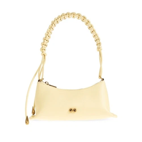 NWT Cult Gaia Osa Leather Shoulder Bag Buttercream Yellow NEW Purse Gorgeous