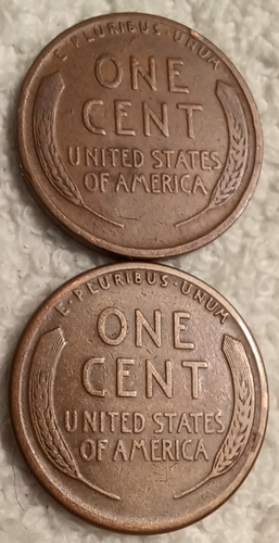 1921S 1921P - 2 Lincoln Wheat Cents-Better Date/Grade - SEE DESC Lot H - Picture 2 of 5