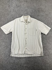 Woolrich Men's Button Up Shirt Size M Beige Pocket