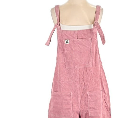 Lucy & Yak Original Corduroy Dungarees in Ash Pink UK 12R US 8R NWOT image 5
