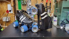 Oberhamer Roller Skates - NOS model 61 boots powder coated Wips - no wheels