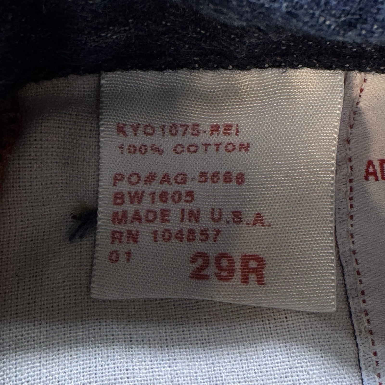 Vintage AG Adriano Goldschmied Women's 29 Denim Shorts Rolled Cuff Made in USA thumbnail 9