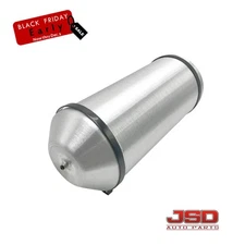 8 Gallon 10''x24'' 1/4 NPT Aluminum Spun Vertical Gas Tank Fuel Tank For Go Kart