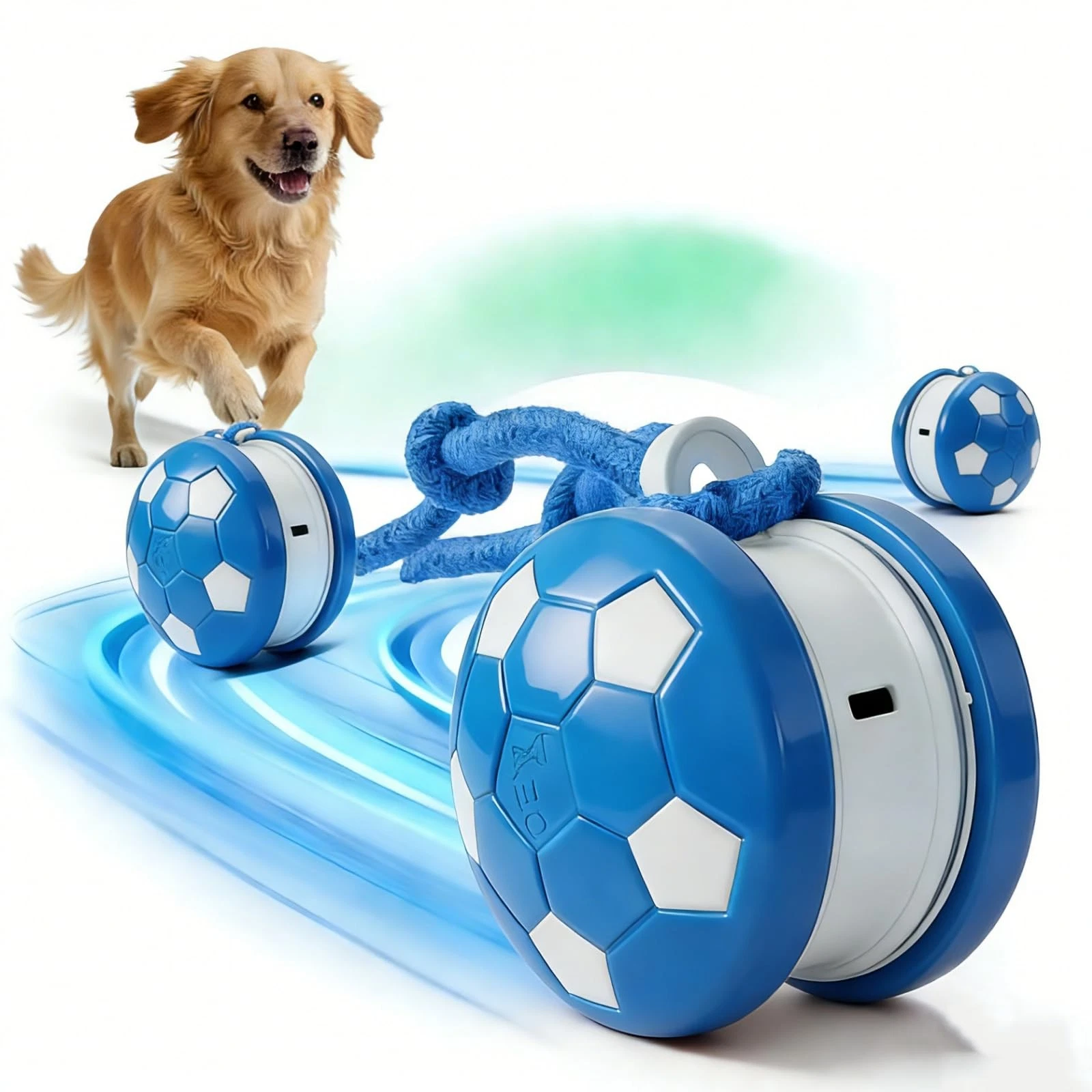 Interactive Cat Toy Ball, Motion Activated Smart Rolling Toy for Indoor Cats,...