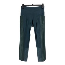 Athleta Athletic Capri Pants Teal Athleisure Running Pilates Yoga Small