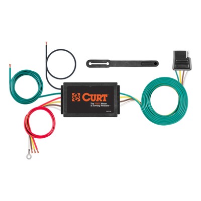 Curt 56187 Powered 3-To-2-wire Splice-in Trailer Tail Light Converter,