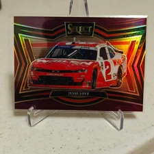 JESSE LOVE 2025 SELECT RACING NASCAR PIT ROAD #102 MAROON PRIZM 053/125