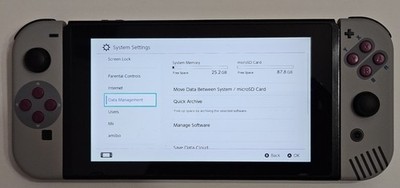 Custom Nintendo Switch, eXtremeRate Classic shell, Hall Joysticks, 128 GB micSD