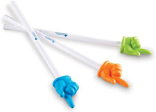 15 Inch Rainbow Hand Pointers, Set of 10 - Pointer Finger Stick for Classroom, F