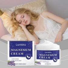 Lavender Infused Magnesium Cream - Eases Muscles Moisturizing and Soothing Scent