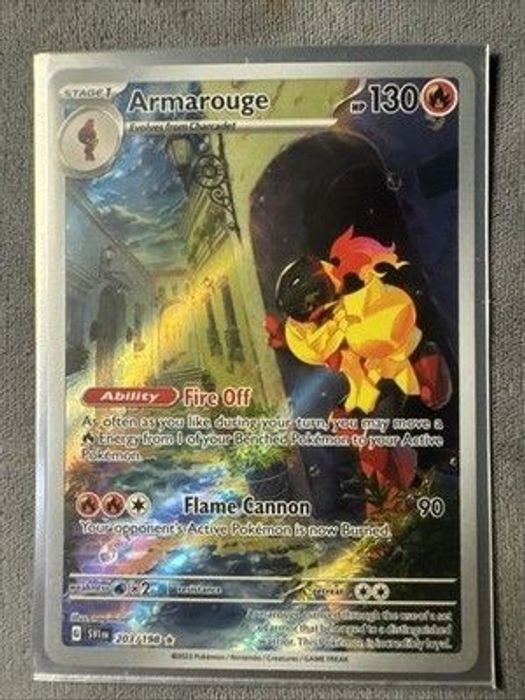 Armarouge 203/198 Illustration Rare Holo SV01 Scarlet & Violet Base Set
