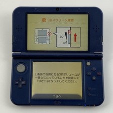 Nintendo New 3DS XL LL Console RED-001 Tested Works Japan 8262 UG